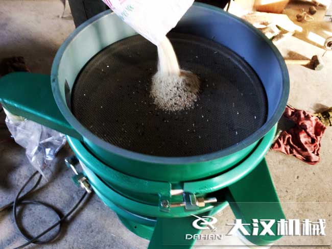 旋振筛试机