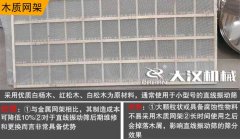 直线筛网架选择方法？